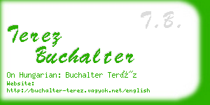 terez buchalter business card